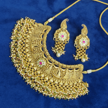 HIGHGOLD PLATED BRIDAL NACKLACE