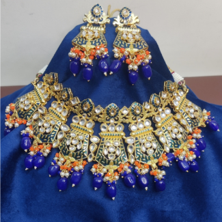 HIGHGOLD PLATED MEENA NECKLACE