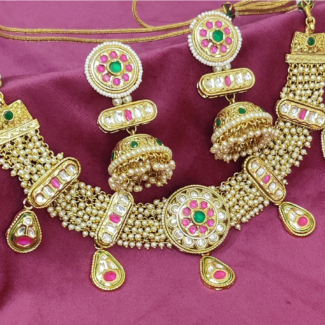 HIGHGOLD PLATED HEAVY BRIDAL SET