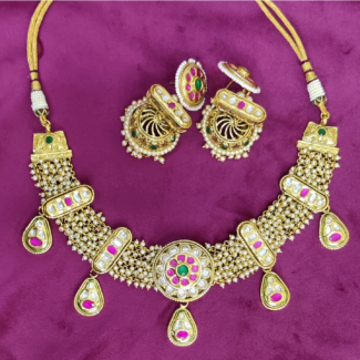 HIGHGOLD PLATED HEAVY BRIDAL SET