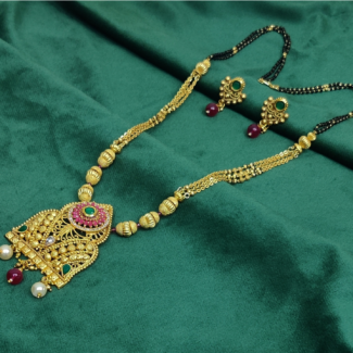 HIGHGOLD PLATED LONG MANGALSUTRA