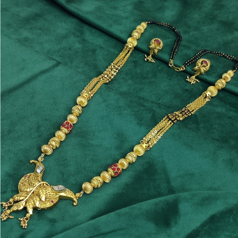 HIGHGOLD PLATED JADTAR PENDENT MANGALSUTRA